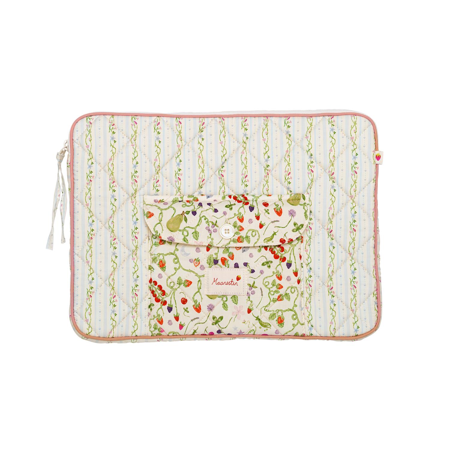 Alesea computer sleeve - Summer Stripes Blue